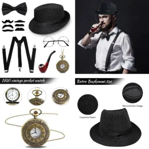 Estilo Gángster Años 20: Kit Completo Rockabilly