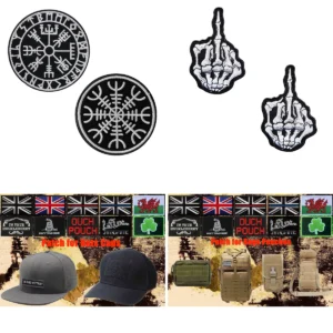 Parches Brújula Vikinga: Estilo Nórdico para tu Equipo