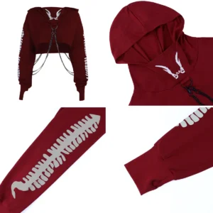 Sudadera Gótica Punk: Estilo Oscuro y Confort