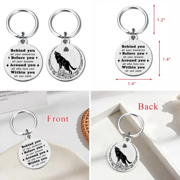 Llavero Runas Vikingas: Estilo y Suerte Nórdica