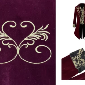 Abrigo Steampunk Rojo Príncipe Victoriano - Estilo Gótico