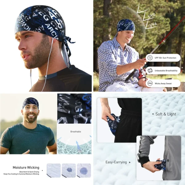 Bandana Pirata Arcweg: Sombra y Frescor Bajo el Sol