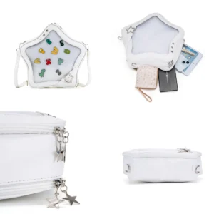 Bolso Estrella Y2K: Tu Lienzo para Pins Góticos y Metaleros