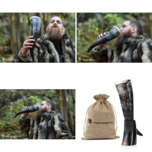 Cuerno Vikingo Grabado: Auténtico Estilo Medieval