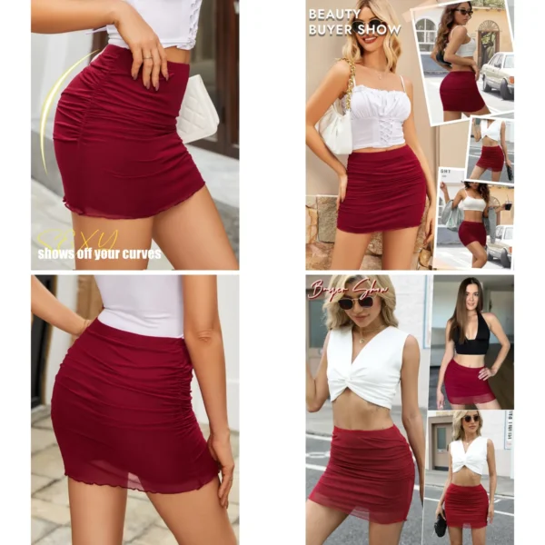 Minifalda Plisada Gótica: Estilo y Comodidad Nocturna