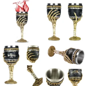 Taza Calavera Vikinga: Frío y Estilo Gótico para Tus Bebidas