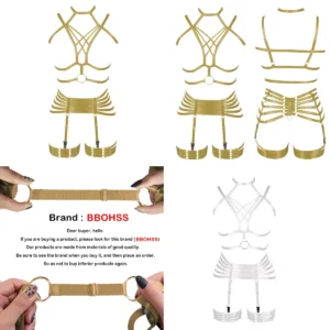 Arnés Gótico Ajustable: ¡Desata tu Estilo Alternativo!