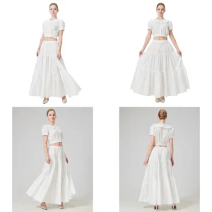 Falda Larga Gitana Gótica: Estilo Bohemio y Renacentista