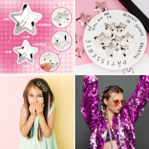 Clips Estrella Y2K: Toque Gótico y Alternativo