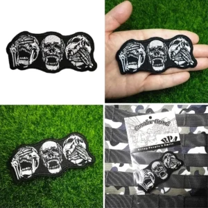 Parche Calavera BPA: Estilo Gótico Duradero