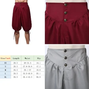 Pantalones Pirata Vikingos: Estilo Retro para tu Look