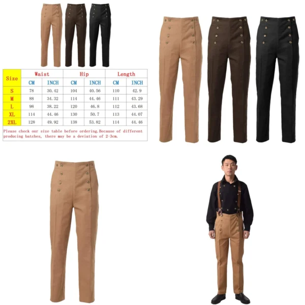 Pantalones Steampunk Gótico: Estilo y Confección