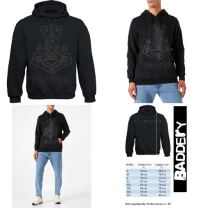 Camiseta Vikinga Valknut Skull: Estilo Nórdico Auténtico