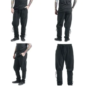 Pantalones Medievales Irwin Hombre - Estilo Gótico y Rockero