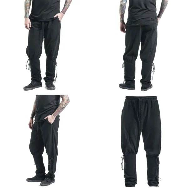 Pantalones Medievales Irwin Hombre - Estilo Gótico y Rockero