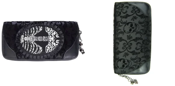 Cartera XL Banned: Diseño Tótem Ribcage