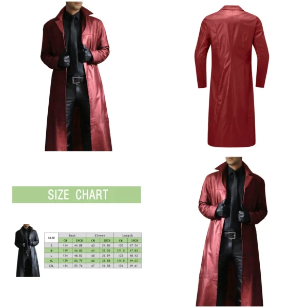 Abrigo Largo Steampunk Gótico: Estilo Motorista Rebelde