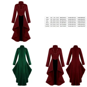 Chaqueta Steampunk Gótica: Elegancia Vintage para Tu Estilo