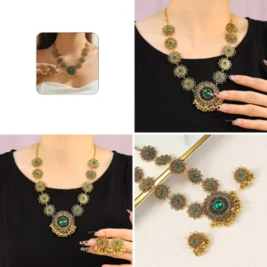 Gargantilla India Dorada: Boho Chic para Novias y Escenarios