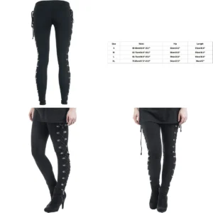 Leggings Góticos con Cordones: ¿Estilo o Desastre?