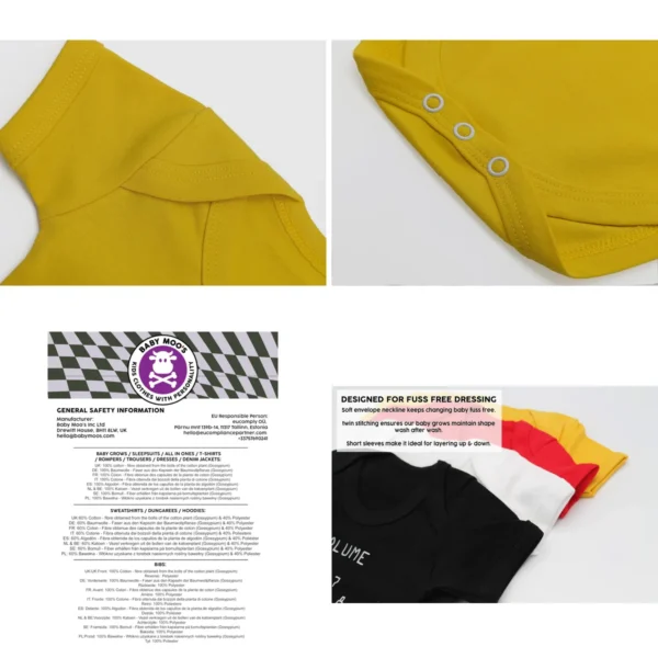 Body Bebé Punk "Never Mind" - Estilo Rebelde