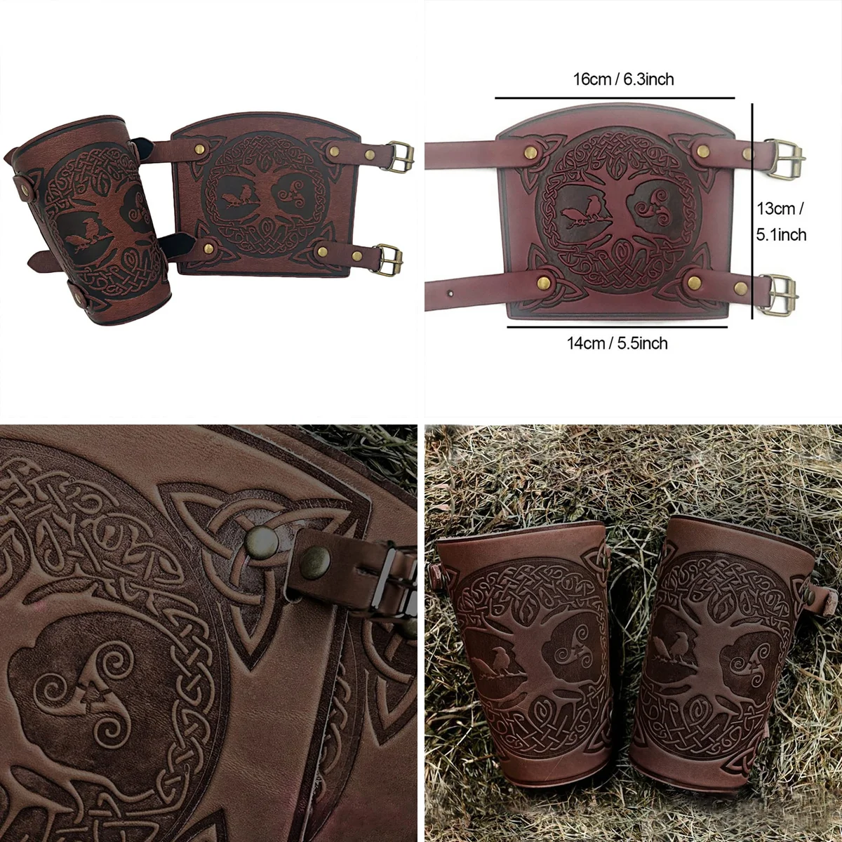 Brazales Medievales Tree of Life: Estilo y Protección