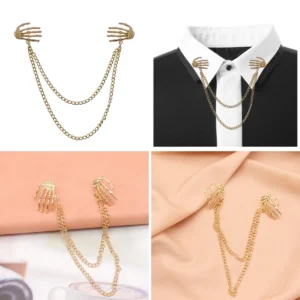 Broche Calavera Esqueleto: Estilo Gótico y Punk