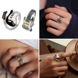 Anillos Rockeros: Estilo Punk con Toque Musical