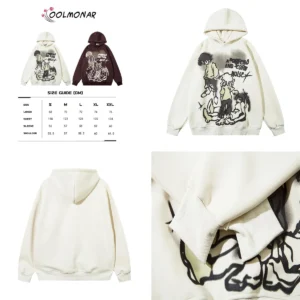 Sudadera Calavera Araña: Estilo Gótico Y2K