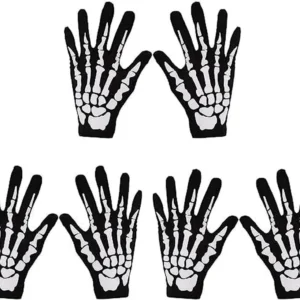 Guantes Esqueleto Calavera: Estilo Halloween o Fiesta