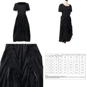 Vestido Steampunk Victoriano Asimétrico COSDREAMER