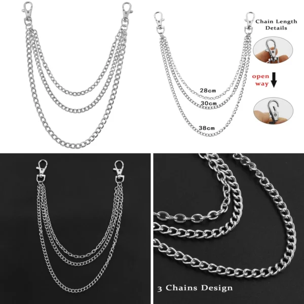 Cadena Estilo Gótico Punk: Tu Statement de Calle