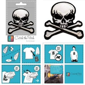 Parche Calavera Biker: Estilo Rebelde para Tu Ropa