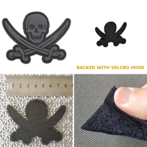 Parche Calavera Pirata Calico Jack - Estilo Táctico Subdued