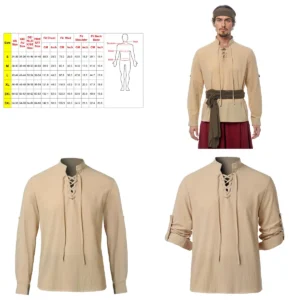 Camisa Vikinga Gótica: Autenticidad y Estilo Alternativo