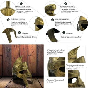 Casco Guerrero Espartano: Realismo o Fiesta