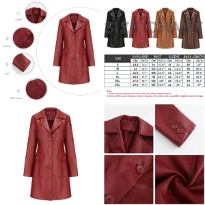 Chaqueta Cuero Sintético Mujer: Estilo Rockero Impecable