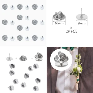 Broches de Mariposa: ¡Repuestos de Metal Resistente!