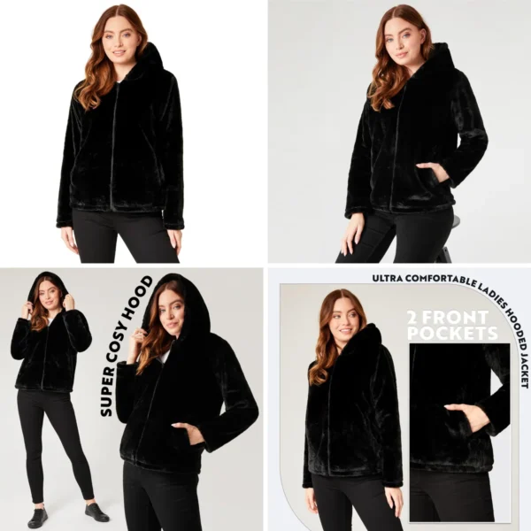 Abrigo Gótico Forrado Piel Sintética: Calidez Extrema