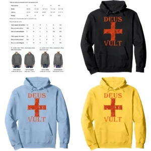 Sudadera Cruz Templaria: Estilo Medieval para tu Armario