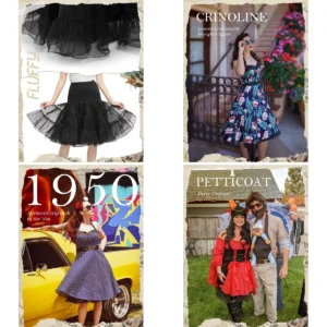 Enagua Rockabilly: Volumen y Estilo Años 50