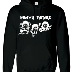 Sudadera Heavy Metal Punk: Estilo Oscuro Inconfundible