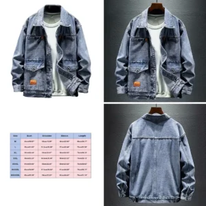 Chaqueta Vaquera Motera Vintage: Estilo Rockero Auténtico