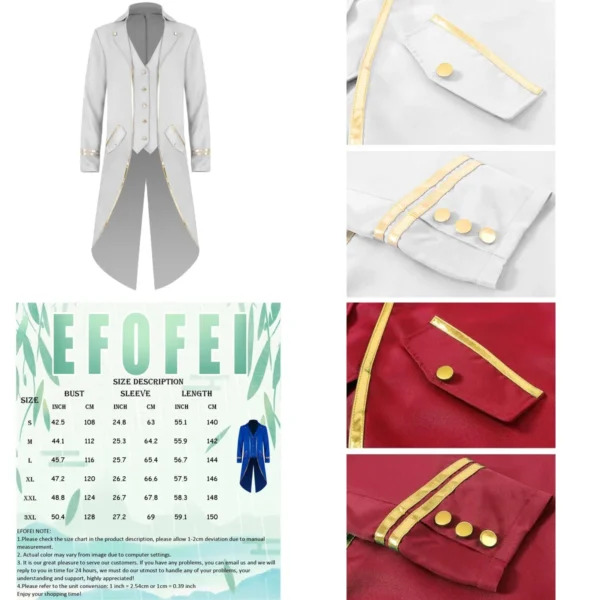 Chaqueta Steampunk Dorada: Estilo Medieval para el Rebelde Moderno