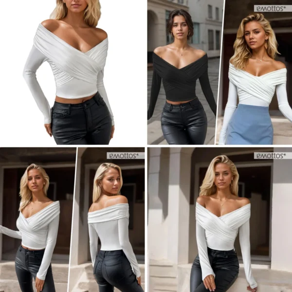 Camiseta Y2K Hombros Descubiertos: Estilo Audaz