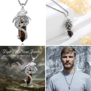 Amuleto Dragón EUDORA: Estilo Vikingo para tu Oscuridad