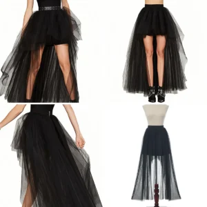 Falda Steampunk Asimétrica: Impacto Visual Teatral