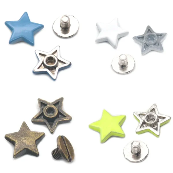 Remaches Estrella Azul: ¡Dale Caña a Tu Estilo Punk!