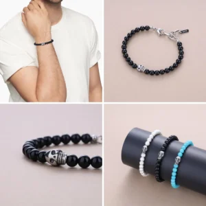 Pulsera Gótica Calavera: Estilo y Fortaleza Masculina