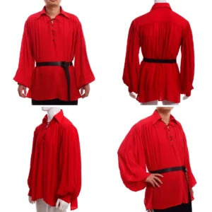 Camisa Pirata GRACEART: Estilo Auténtico